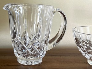 lot 39 image: Waterford Cream and Sugar Set