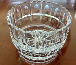lot 42 image: Vintage Crystal Bowl