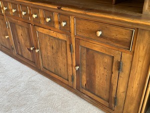 lot 54 image: Large Decorative Wall Cabinet  Large Decorative Media Cabinet