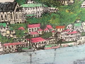 lot 57 image: Beautiful Framed Scenic Print