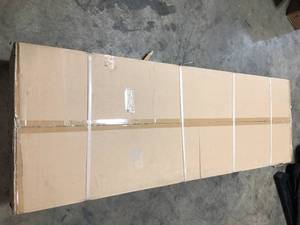 lot 27 image: Husky Ready-to-Assemble 24-Gauge Steel Freestanding Garage Cabinet in Black (48 in. W x 72 in. H x 18 in. D)   Customer Returns See Pictures
