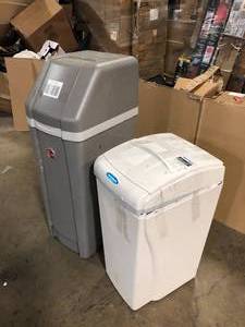 lot 28 image: Lot of Assorted Water Softener Various Models and Conditions  Customer Returns See Pictures