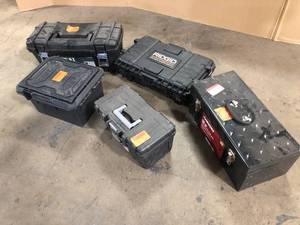 lot 30 image: Lot of Assorted Tool Boxes Various Models and Conditions   Customer Returns See Pictures
