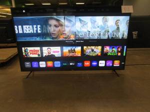 lot 813 image: VIZIO 75 Class V-Series 4K UHD LED Smart TV V755-J04 (Scratch Bottom Left Corner)
