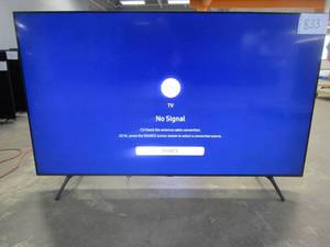 lot 833 image: SAMSUNG UN75TU7000 75 inches 4K Ultra HD Smart LED TV - LOW RESERVE OF $350.00