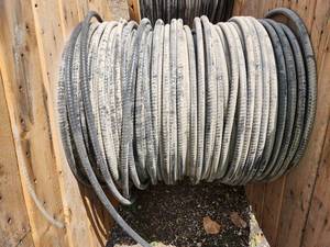 lot 11 image: Spool of 123 Flexible Jacketed Conduit