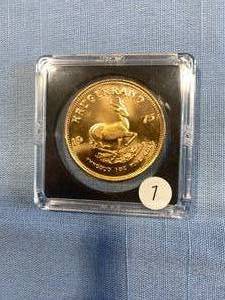 lot 1 image: 1975 1 Oz. BU Gold Krugerrand