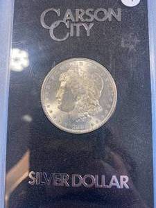 lot 4 image: GSA Uncirculated 1883 Carson City Morgan Dollar