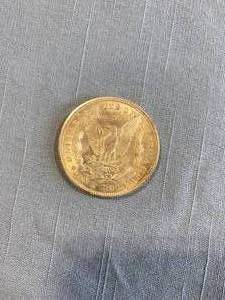lot 10 image: 1921-D  Morgan Silver Dollar