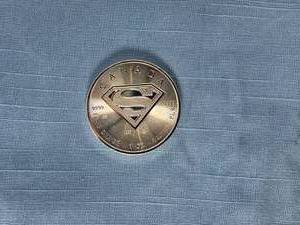 lot 34 image: 2016  BU One Ounce Silver  Canada Superman Coin