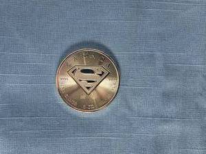 lot 35 image: 2016  BU One Ounce Silver  Canada Superman Coin