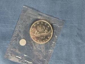 lot 37 image: 1963 Canadian Silver Dollar