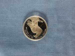 lot 41 image: 1984-S Olympic Proof Commemorative Silver Dollar