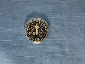 lot 42 image: 1986-S Statue of Liberty Proof Commemorative Silver Dollar