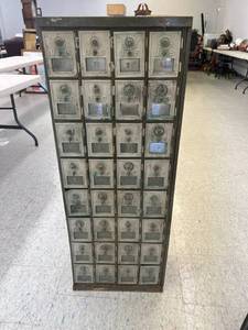 lot 8 image: Vintage Post Office Boxes