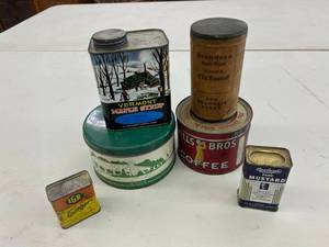 lot 65 image: Vintage Tins