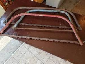 Lot of 3 Bow Saws