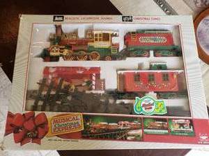Musical Christmas Express Train Set