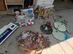 Large Lot of Outdoor Christmas Decor