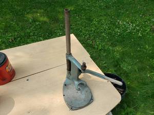 Old Drill Press for Attaching a Hand Drill To