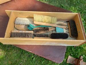 Drawer of Wire Brushes and Other Brushes
