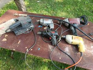Corded Drills and Skil Sander