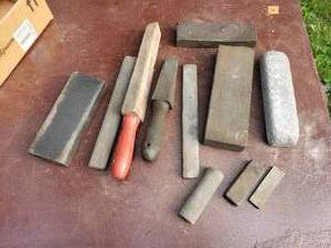 Lot of Sharpening Stones