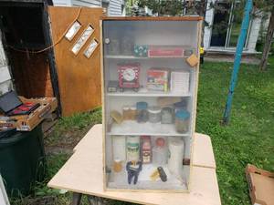 Cabinet With Contents