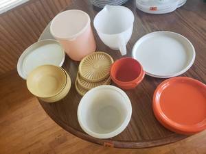 Misc. Tupperware and Ingrid Ltd Plates