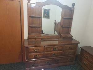 Bedroom Dresser with Mirror