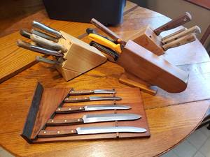 Kitchen Knives and Knife Blocks