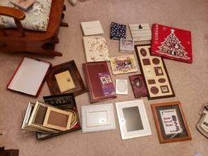 Large Lot of Picture Frames and Empty Album