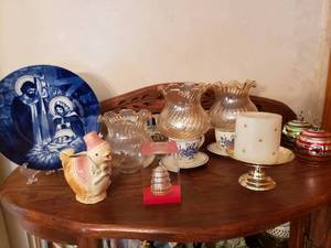 All Pieces on The Top Shelf as Pictured