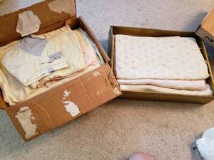 Vintage Baby Clothes and Blankets