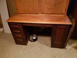 Vintage Wood Desk