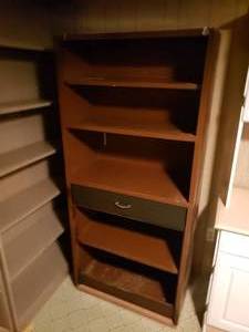 Steel Shelf Unit with Drawer