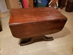 Vintage Drop Leaf Dining Room Table