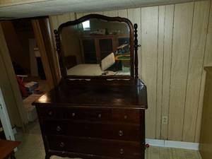 Vintage Dresser with Mirror