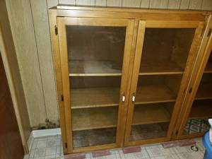 Glass Door Book Shelf or Display