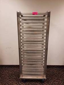 lot 111 image: Sheet Pan Rack on Wheels
