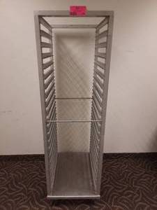 lot 146 image: Aluminum NSF Pan Rack