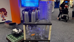 lot 228 image: Commercial Grade Pitchers, Glasses and Beverage Servers