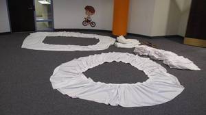 lot 229 image: Carlisle Marko Table Skirts