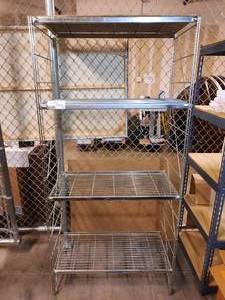 lot 174 image: NSF 4 Shelf Rack 75 x 36 x18