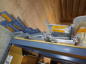 lot 268 image: Heavy Duty Aluminum Racks