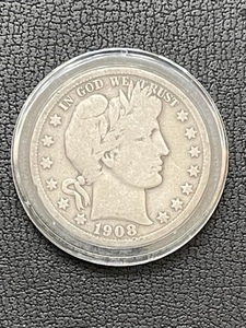 1908-S Barber Half Dollar