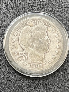 1909-S Barber Half Dollar