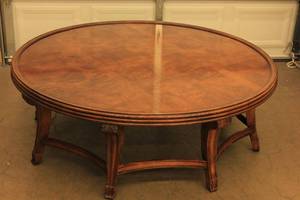 lot 12 image: 5 Diameter Luxury Circular Coffee Table - See Pictures