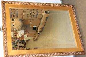lot 24 image: 32x44 Decorative Frame Mirror - See Pictures