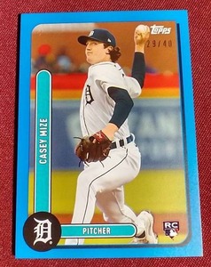 lot 10 image: Casey Mize Rookie Card - #d40